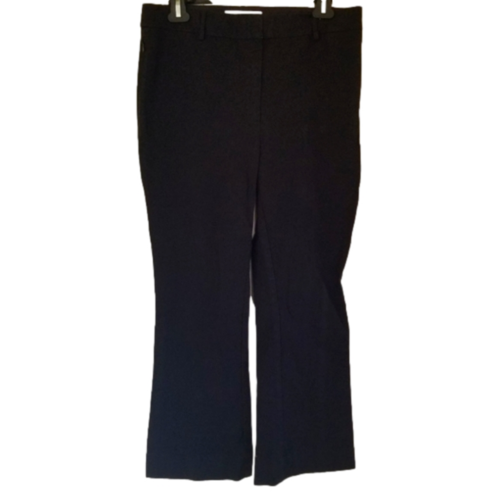 DEREK Lam 10 Crosby Bootcut Mid-Rise Black Dress Pants Size 10